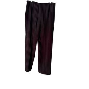 Sheri Martin Women's Size 12 Gold Striped Black Dress Pants